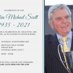 Memorial Service for Mr Robin Scott